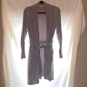 Isaac Mizrahi grey soft robe